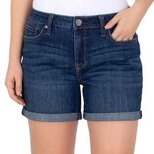 Seven7 Women's Denim Rolled Cuff Slim Fit Weekend Short NWT